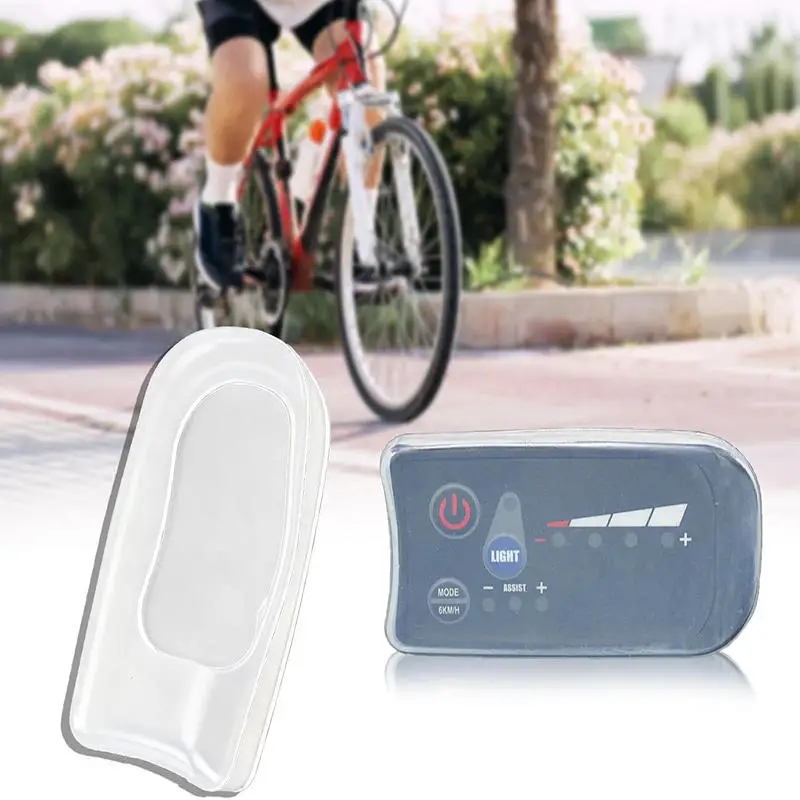 Electric Bike Display Silicone Protective Case Speed Control Instrument Screen Cover E-bike Dashboard Accessories