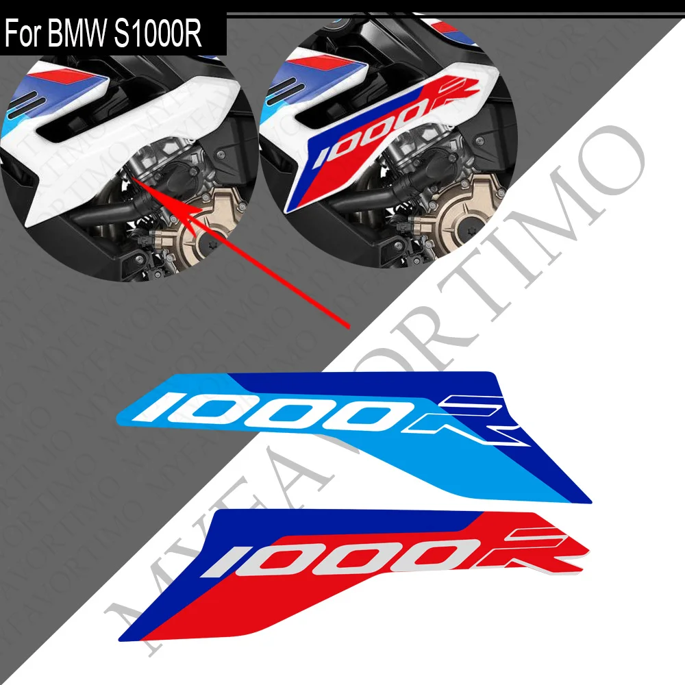 For BMW S1000R S 1000 R S1000 M M1000R Motorcycle Protector Tank Knee Pad Grips Gas Fuel Oil Stickers Decals 2021 2022 2023 2024