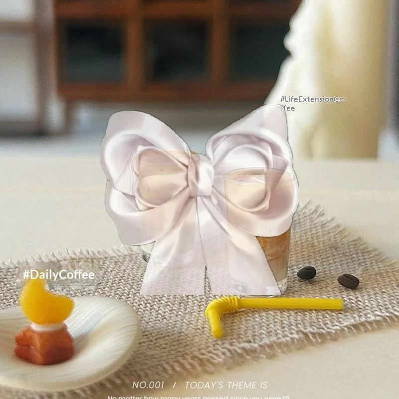

New 2Pcs Doll Accessories Cute Miniature Dollhouse Mini Butter Latte Coffee Cup Mini Drinks Model Ornaments DIY Decoration