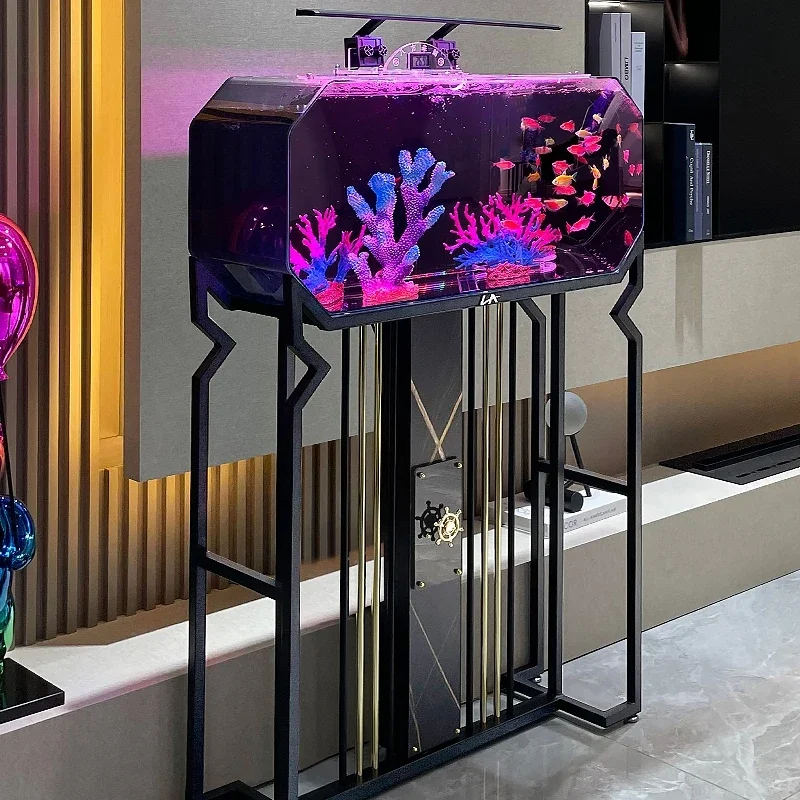 TV Stand Fish Tank Living Room Screen Hallway Acrylic Creative Terrarium