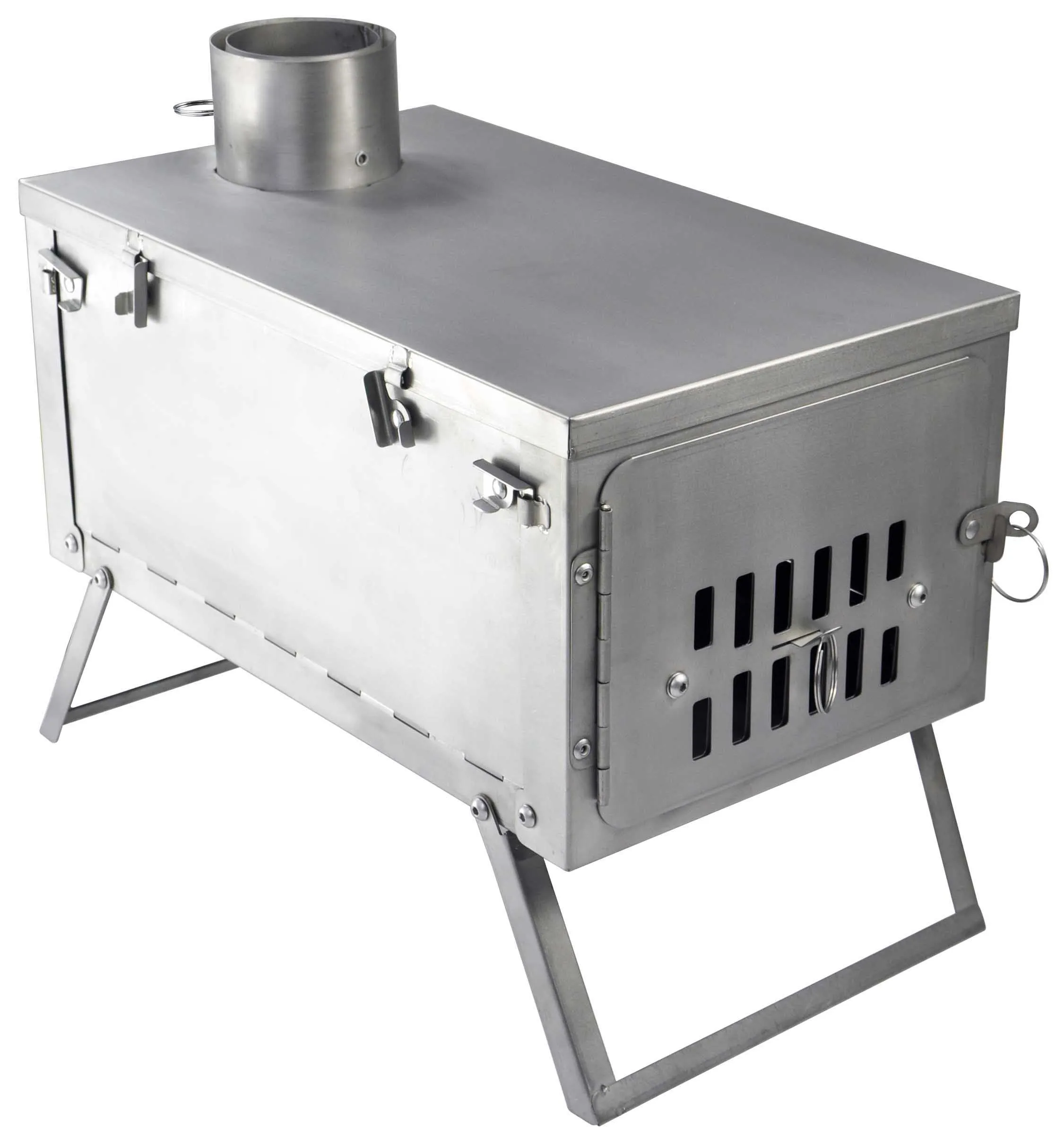 

Fastfold Titanium Camping Stove Ultralight Portable Wood Burning Stove For Backpacking Hiking And Camping