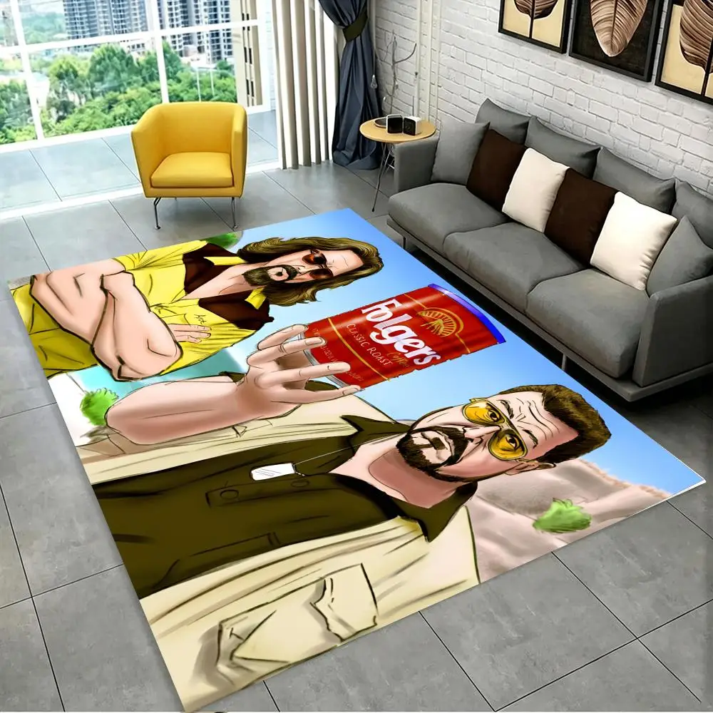 Floor Mat Suitable for home decor, non-slip flannel mat for kids, ideal as a gift. T-The Big LebowskiS