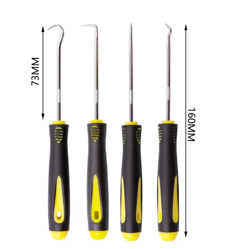 

4PCS/Set Durable Car Remover Tool Set Auto Car Pick and Hook Set O Ring Oil Seal Gasket Puller Remover Craft Hand Mechanic Tools