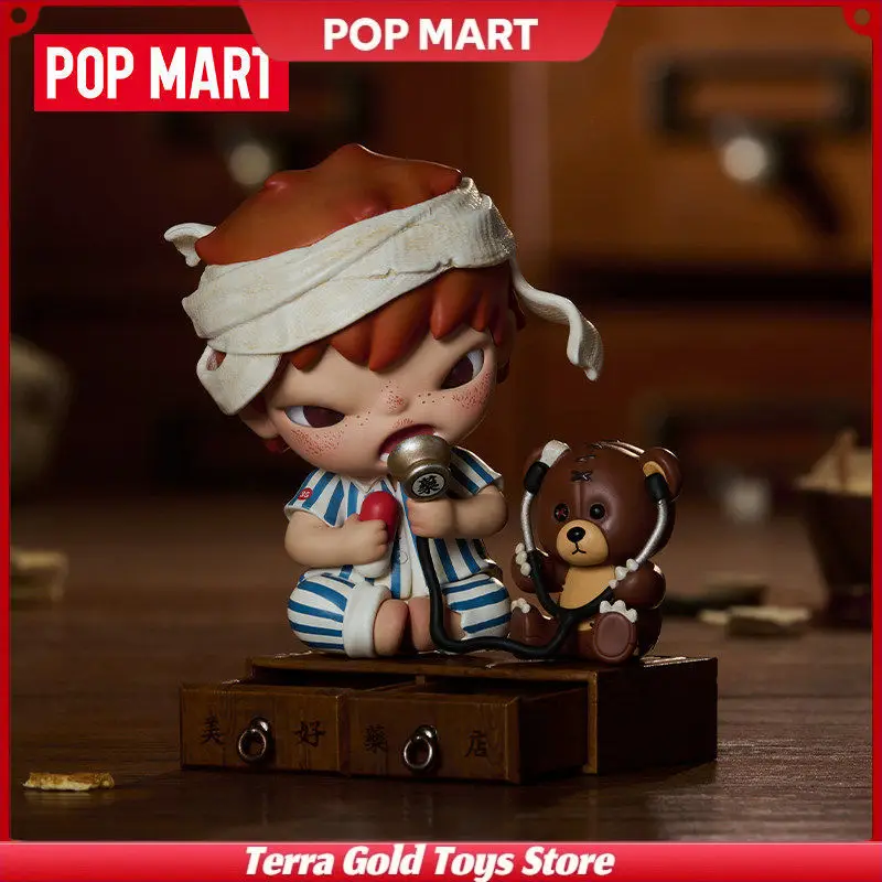 

Оригинальная коллекционная фигурка POPMART Hirono The Wonderful Pharmacy, кавайный декор для стола, подарок на день рождения для девочек и коллекционеров