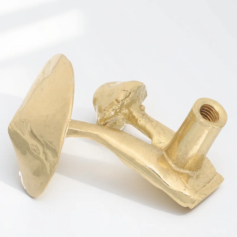 

Household Cabinet Doorknob Brass Furniture Knob Simple Drawer Pull Handle Kitchen Cupboard Knob Rust Resistant Decorative Brass