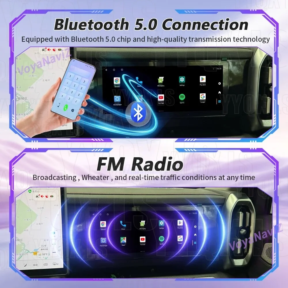12.3 inch Co-pilot Display For Jetour Traveller Shanhai T2 2023+ Car Multimedia Player Radio Tape Recorder Car Accessories