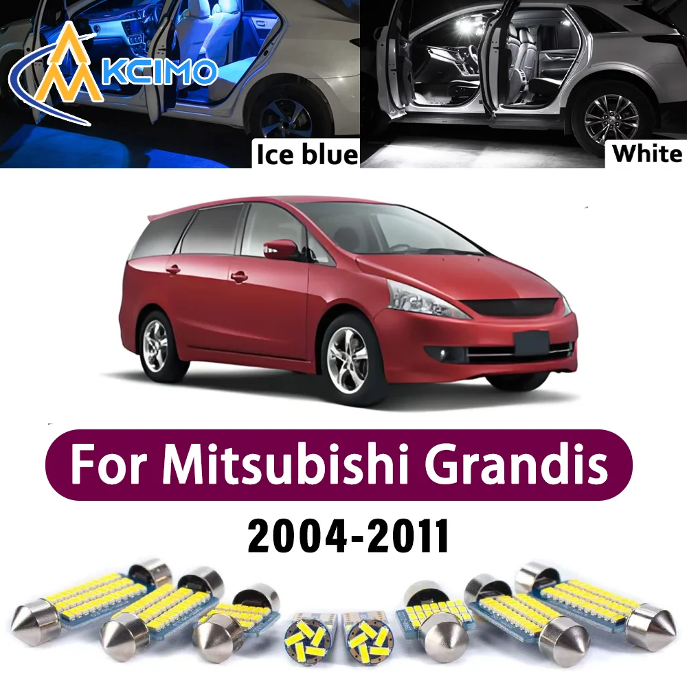 

LED Canbus Interior Reading Dome Vanity Mirror Light Kit For Mitsubishi Grandis 2004-2011 Premium Easy Install Premium Lights