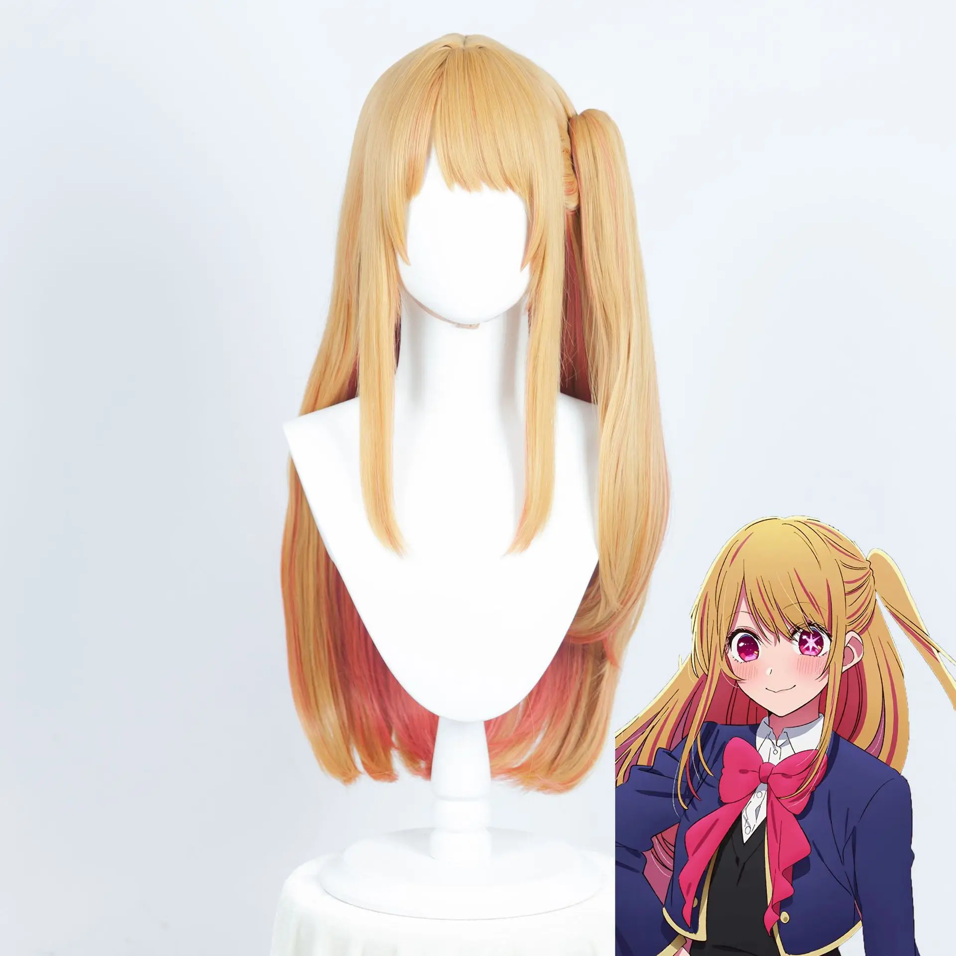 

The Wig I'm Promoting Is The Star Wild Ruby Cosplay Wig And The Star Wild Rumi Long Straight Hair Highlight Wig.