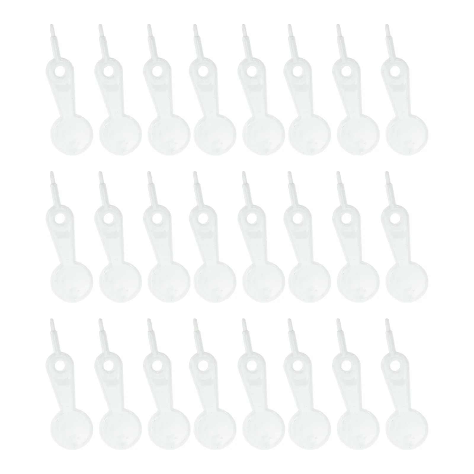 

100Pcs Pacifier Hole Rods Plastic Baby Pacifier Hole Making Tool Small Portable Convenient Use Safe Smooth Edges