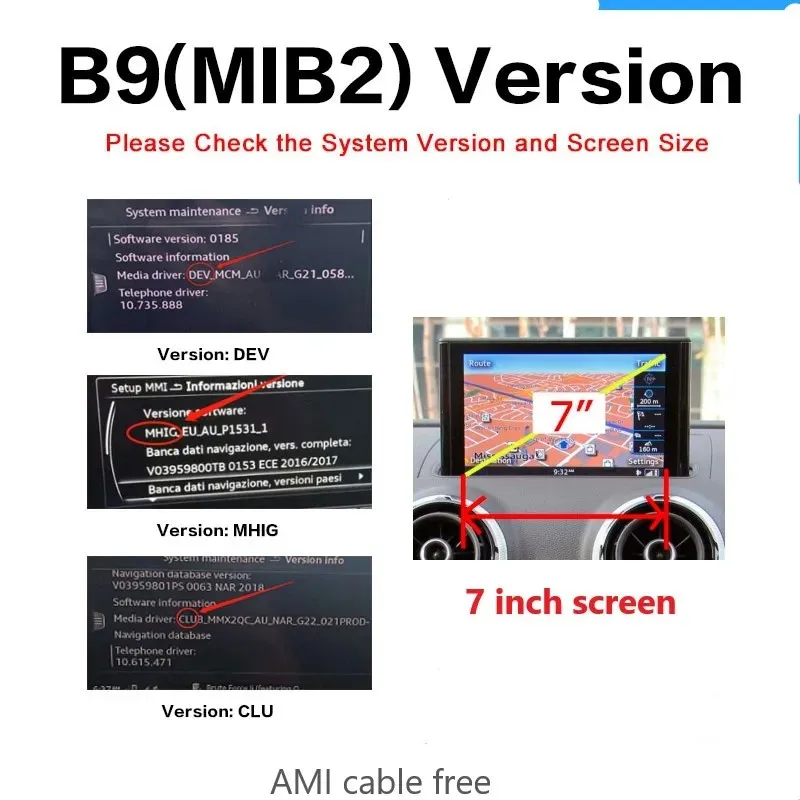 Draadloze Carplay Android Auto Lossless Installatie Interface Voor Audi A3 A4 A5 Q2 Q5L Q7 2014-2018 Achteruitrijcamera auto Play Module - afbeelding 1