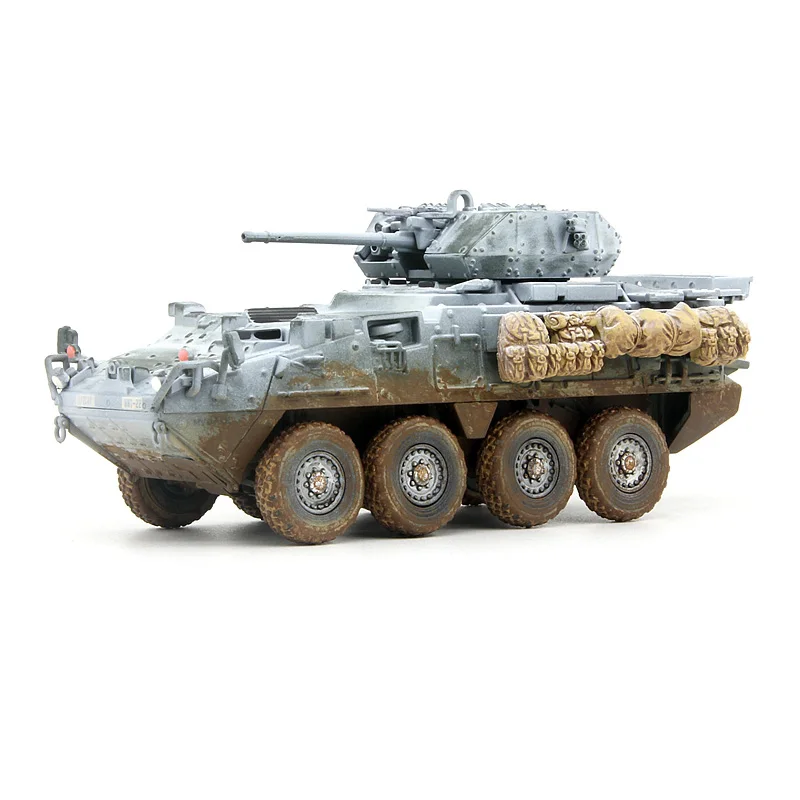 

1/72 Scale US Army M1296 Stryker Infantry Armored Vehicle Dragoon Finished Vehicle Model Collection Toys Gifts