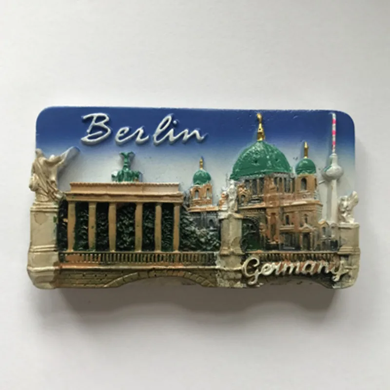 Creative Vintage Germany Souvenir Fridge Magnets Various Landmarks Munich Europe Tourist Home Decoration Travel Souvenir Gifts