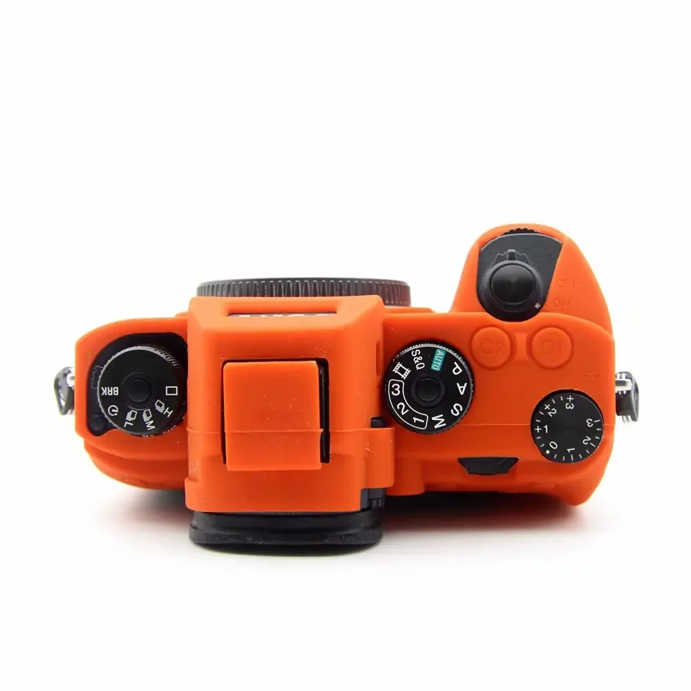 عالية الجودة سيليكون غطاء كاميرا لينة المطاط الكتف DSLR كاميرا أكياس لسوني A7C A72 A7S2 A7R2 A9 A7R3 A7III SLR حقيبة الكاميرا