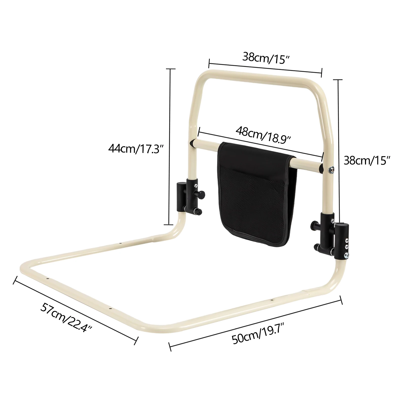 Opvouwbare Bedrail Bed Handgreep Voor Bed Barrière Anti-Druppel Voor Wiegjes Vrouwen Zwangere Gehandicapte Ouderen