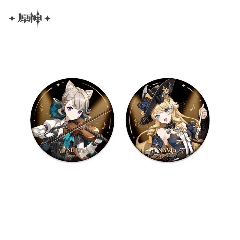 

Game Genshin Impact Official Genuine Product Endless Sonata Series Badge Standing Sign Mouse Pad Halloween Christmas DIY Gifts