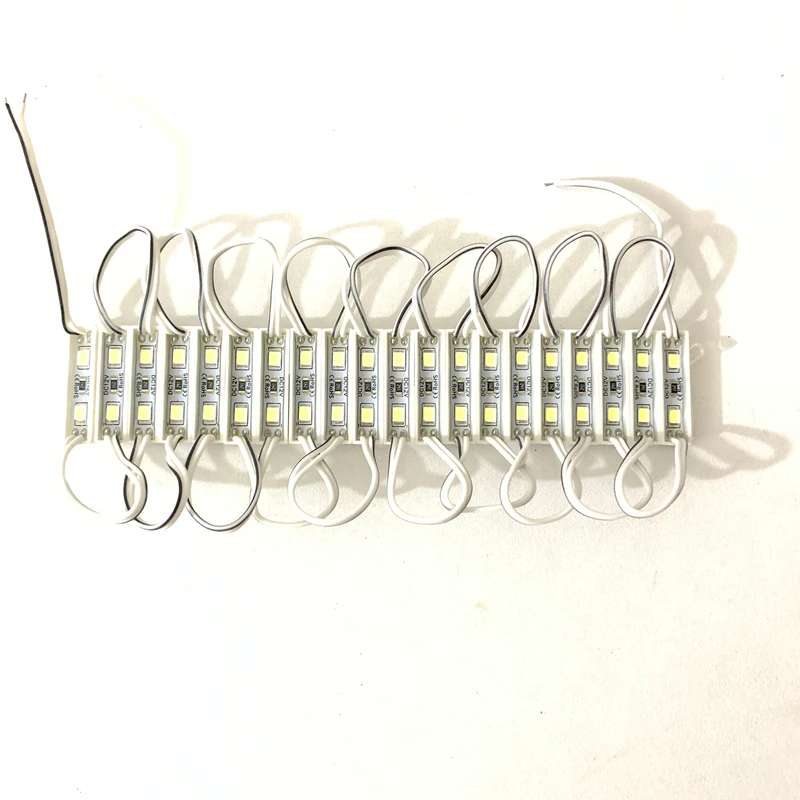 20pcs 26*7mm 2835 2led mini module DC 12V Backlight Waterproof IP65 LED Sign Lighting Red Green Blue Yellow White