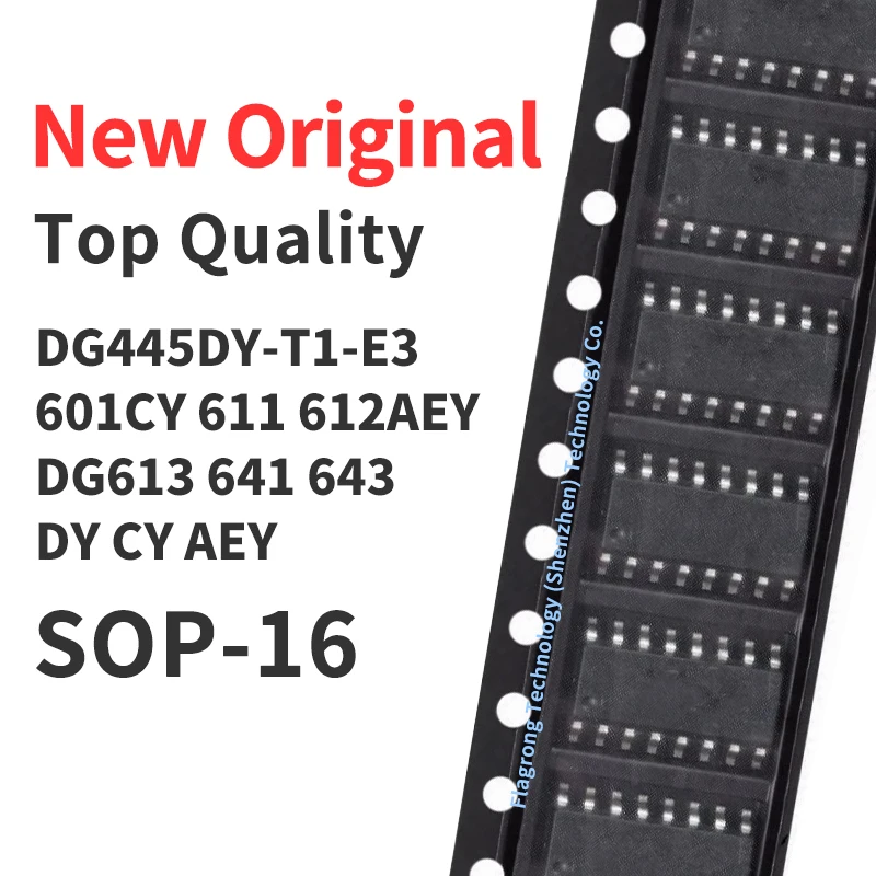 10 Pieces DG445DY-T1-E3 DG601CY DG611 DG612AEY DG613 DG641 DG643 DY CY AEY SOP-16 Chip IC New Original