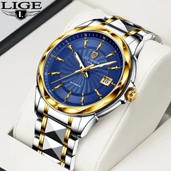 LIGE Casual Sword-Shaped Pointer Mechanical Men Watches Business Fashion Sapphire Glass Waterproof  Date Tourbillon Wristwatches