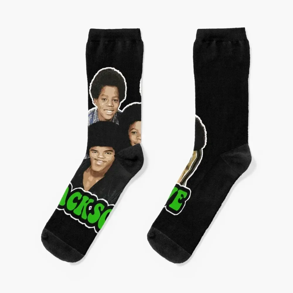 

The Jackson Five Socks new year with print christmas gift cool Girl'S Socks Men's