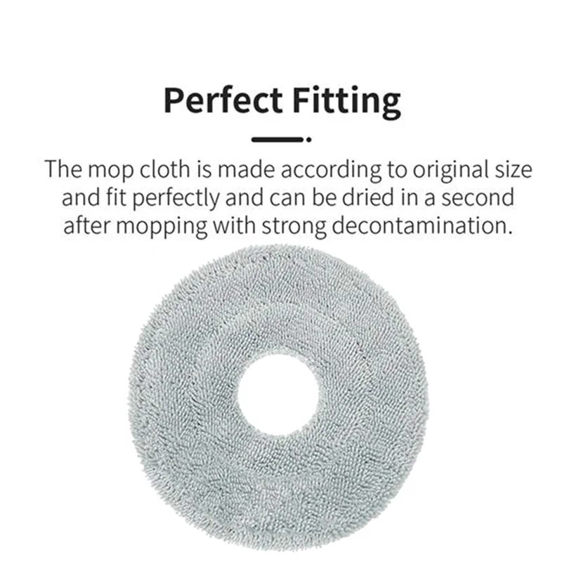 For JONR P20 PRO Vacuum Cleaner Dust Bag Mop Cloth Efficient Microfiber Spare Cleaning Accessories Kit 16PCS