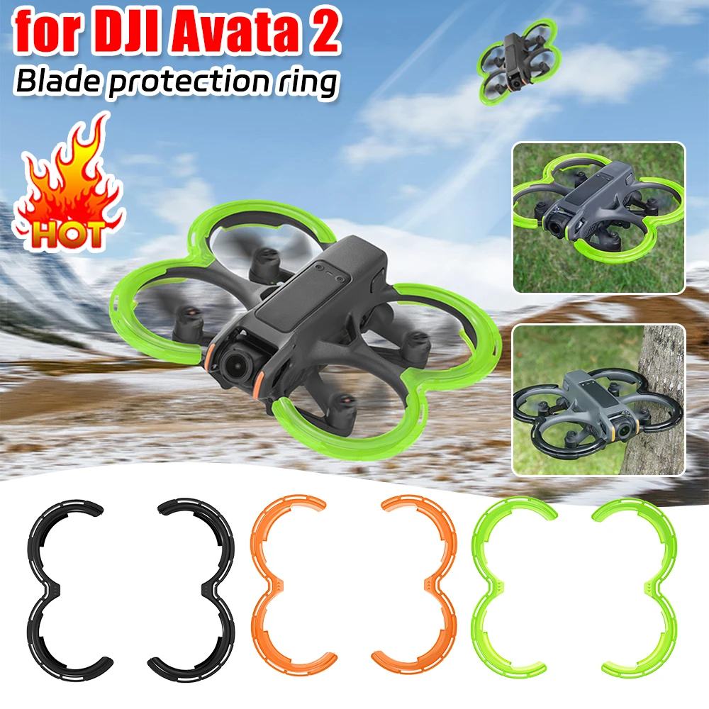 Impact Protector Anti-Collision Protectors TPU Protective Bumper Ring Lightweight Prop Bumper for DJI Avata 2 Drone Accessories