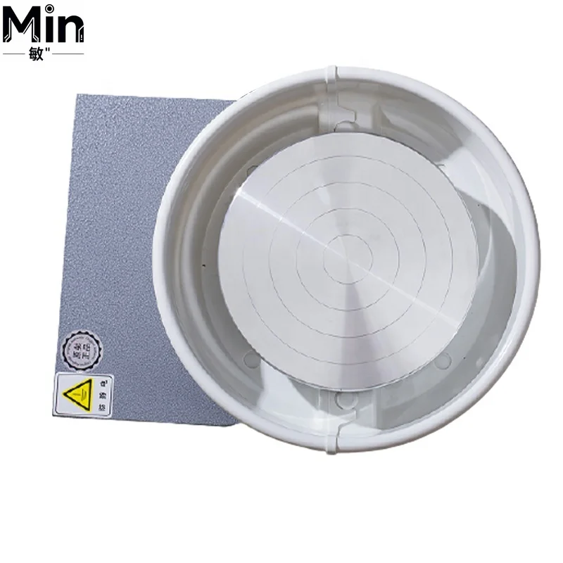 150W Pottery Wheel, 28cm Turntable, 0-280RPM Variable Speed, Foot Pedal Control, Ceramic Forming