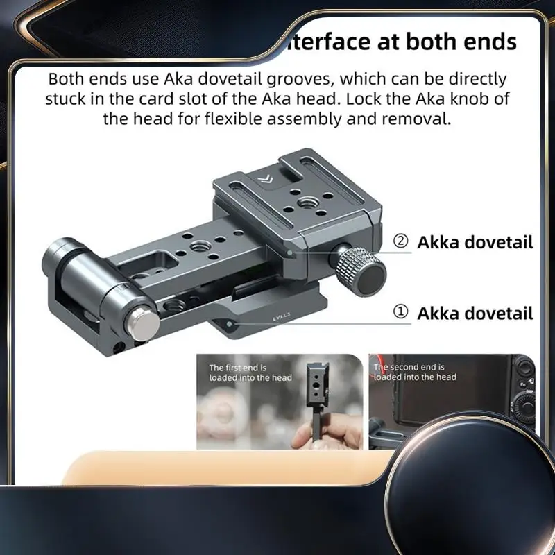 

L-образный держатель камеры Arca, быстросъемная пластина, крепление для вертикальной съемки с холодным башмаком 1/4 дюйма для зеркальной камеры DSLR, кронштейн-N34R