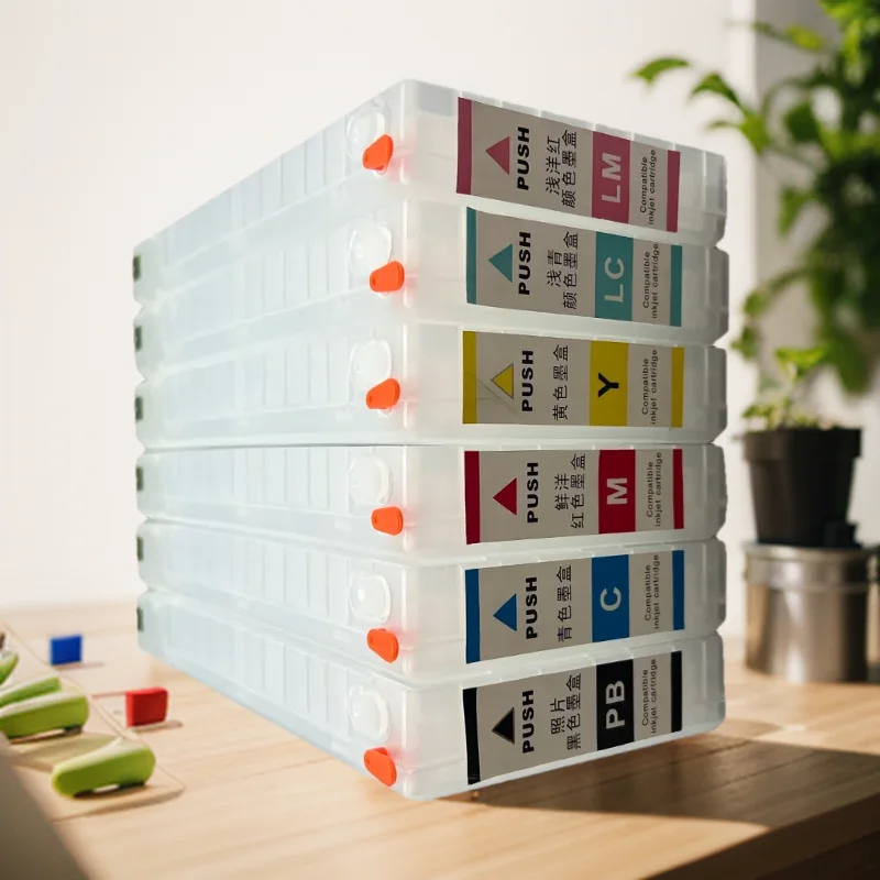 

T7821 T7811 275ML T7821-T7826 T7811-T7816 Пустой сменный картридж с одноразовым чипом для принтера Epson DX100 D700