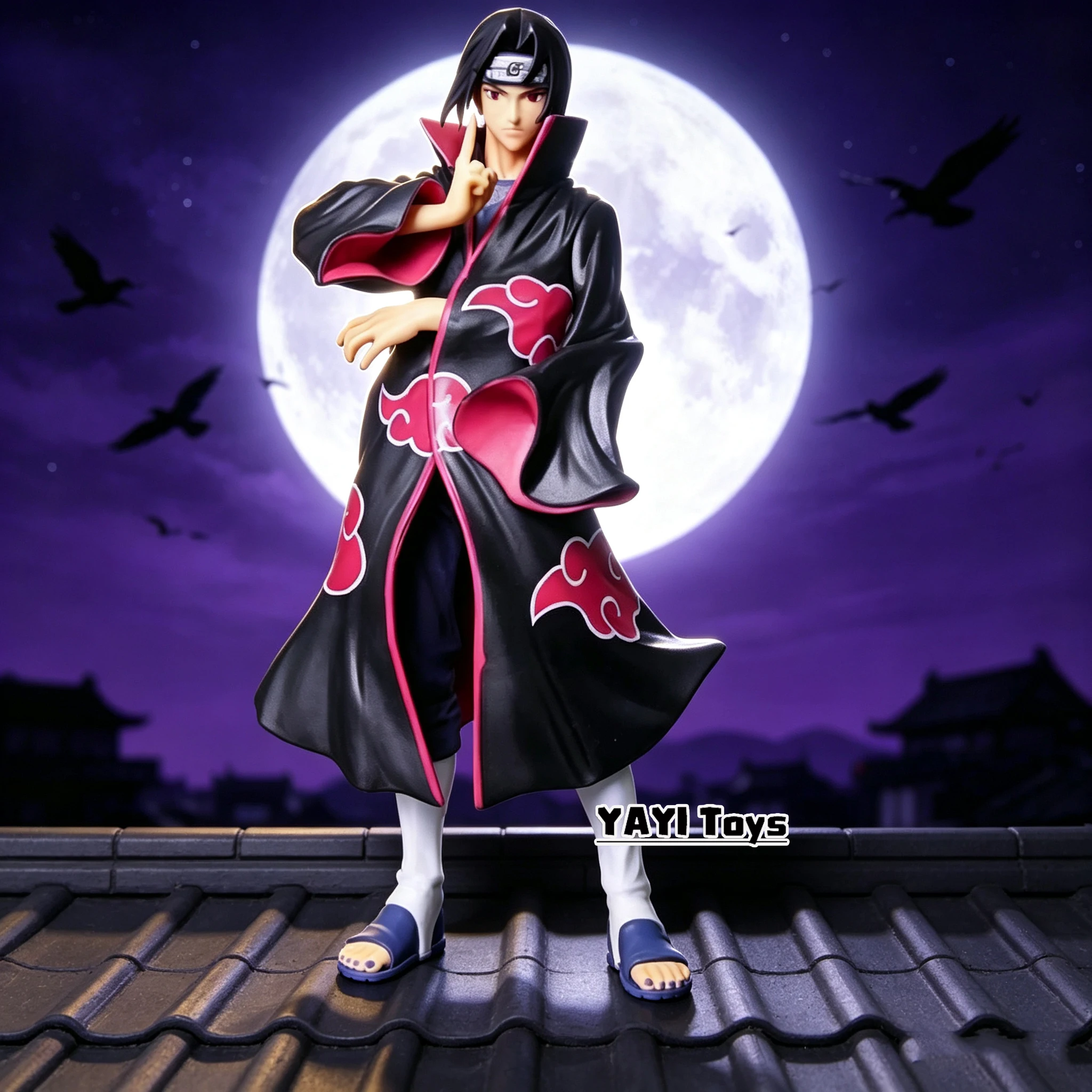 Heißer Anime Naruto Shippuuden Uchiha Itachi Akatsuki Organisation GK Anzieh-Modell Spielzeug Geschenk Sammlerstück Actionfigur PVC