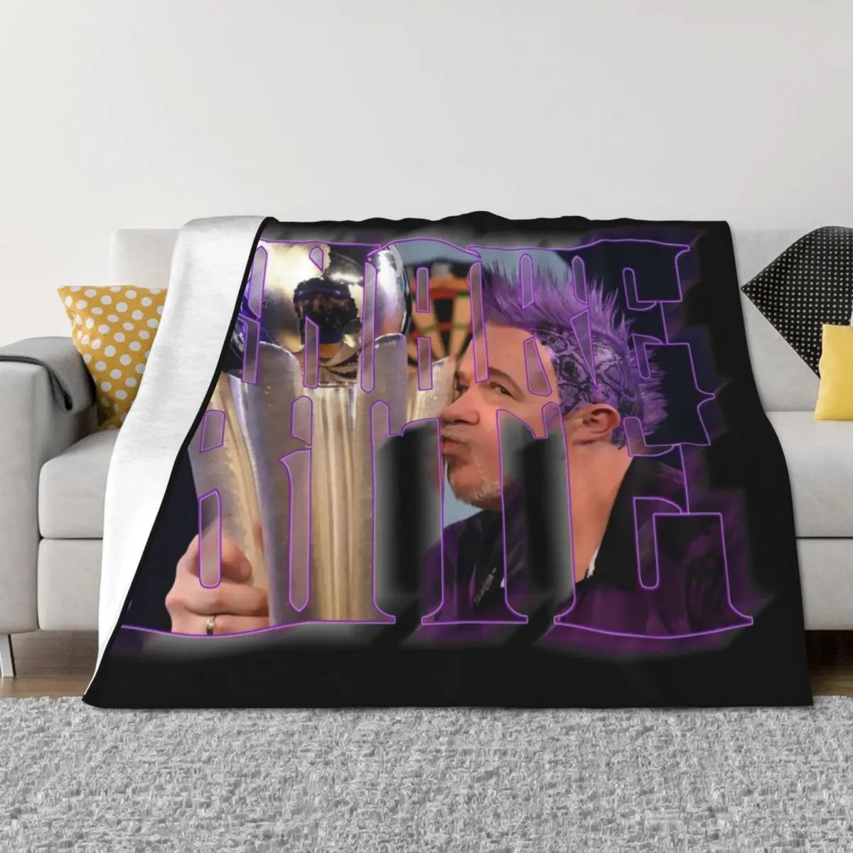 بطانية رمي السهام بيتر رايت من Snakebite، بطانيات سرير شتوية للتخييم منقوشة جميلة #1