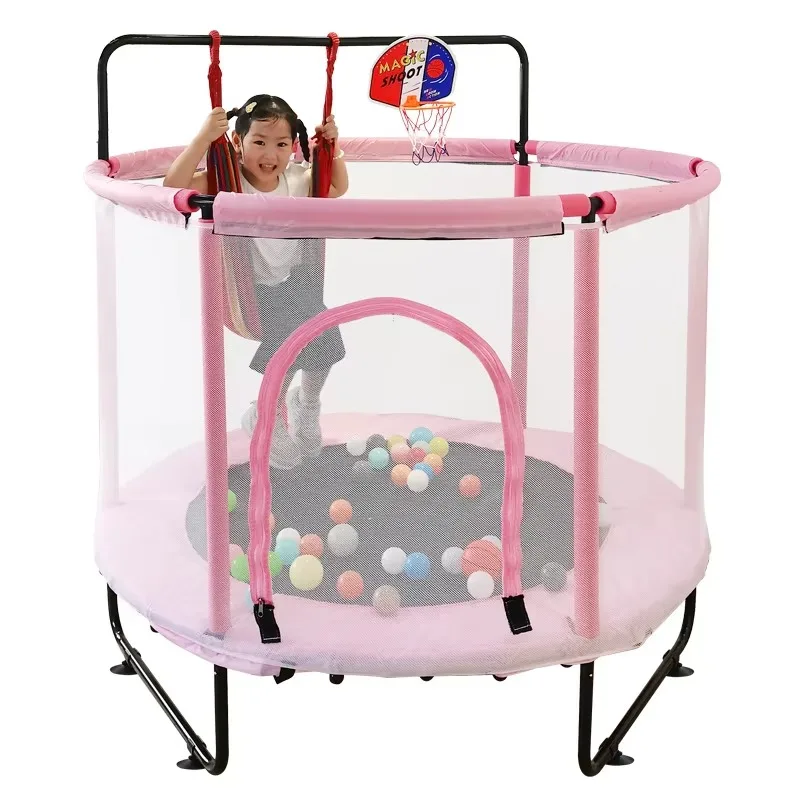 YTYIN Indoor-Trampolin-Gehäuse für Kinder und Jugendliche, Outdoor-Garten-Großfeder-Sport-Bungee-Jump-Trampolin zum Verkauf