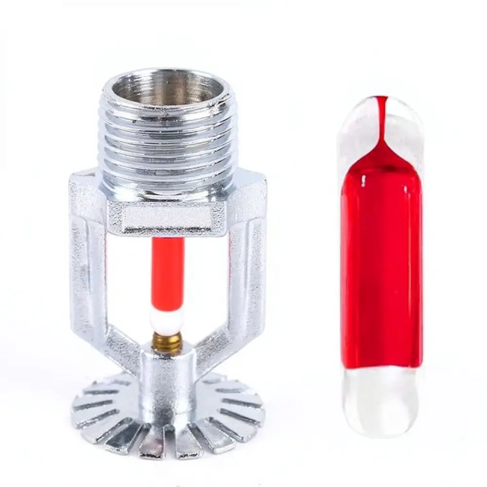 Pendent Fire Sprinkler Head 1 2 NPT Thread Chrome Copper Commercial Suppression Fitting Industrial Safety Tool