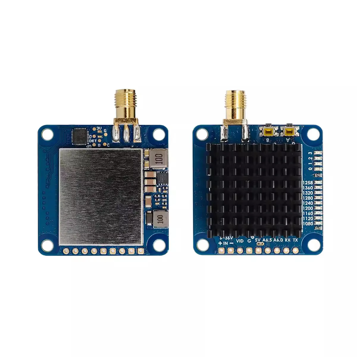 1.2GHz 1.3GHz 2W 9CH VTX Video Transmitter, Long Range for FPV Drone, 1G3TE V2 Version