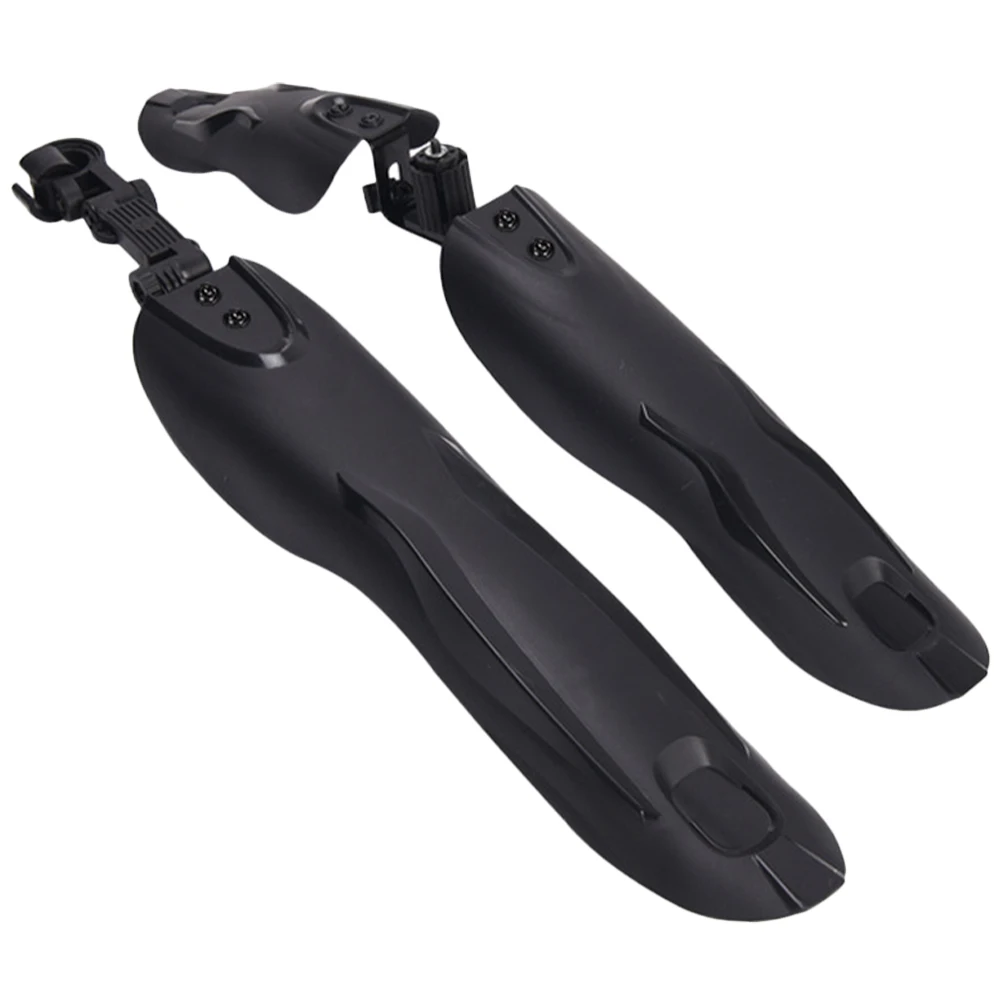 

2Pcs Bicycle for Road Mountain Bike Mudguard Bike Plastic Front Rear Wheel Mudguard Durable Universal Accessories