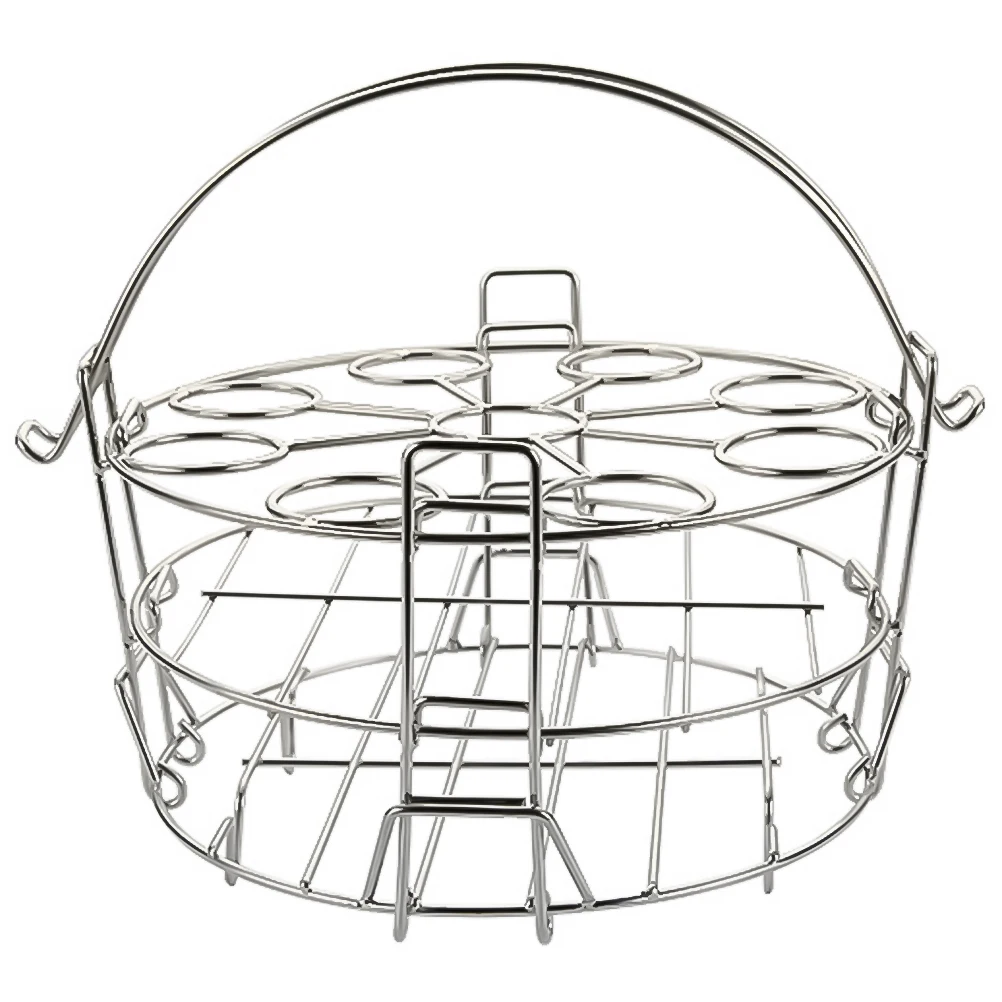 

Подставка для приготовления яиц из нержавеющей стали, кухонный гаджет, подходит для яиц, печенья, кексов, легко чистится, можно мыть в посудомоечной машине, многоразовый