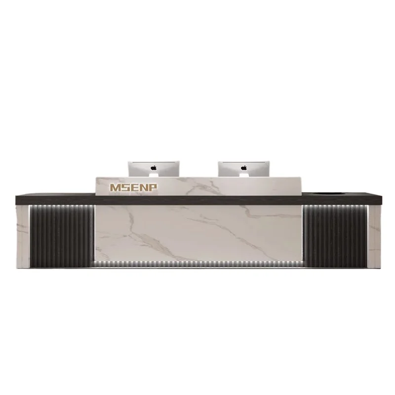 

Современная стойка регистрации премиум-класса, роскошные итальянские креативные стойки регистрации, гламурное хранилище, офисная мебель Theke Empfang