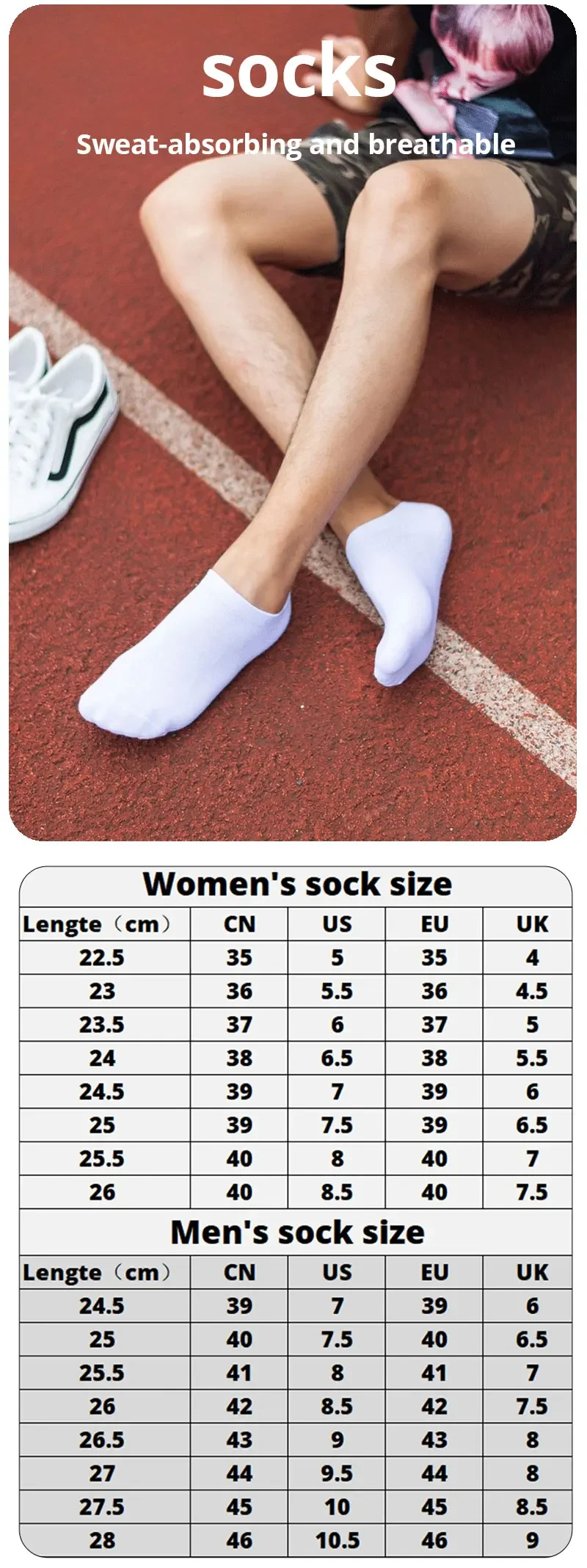 Lässige Unisex-Bootssocken | Dünn, atmungsaktiv und bequem | Geruchshemmend, schweißabsorbierend | Niedrig geschnittene Söckchen für Damen und Herren – Detail 1