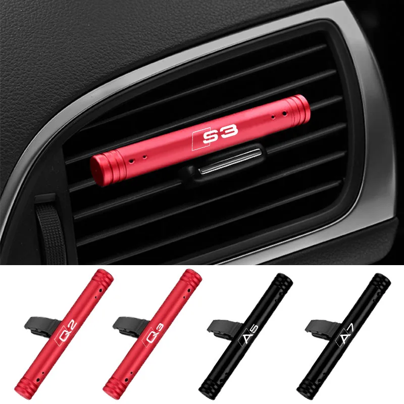 

Car Air conditioner aromatherapy stick perfume clip Diffuser Solid Fragrance For Audi S3 S4 S7 Sline TT B4 B5 B6 Car Accessorie