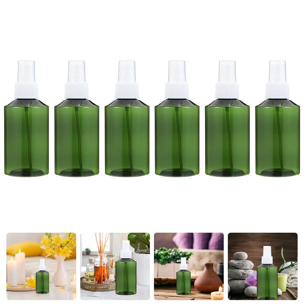 

6 Pcs Spray Bottle Cosmetics Containers Travel Plastic Sub Bottles Abs Emulsion Refillable