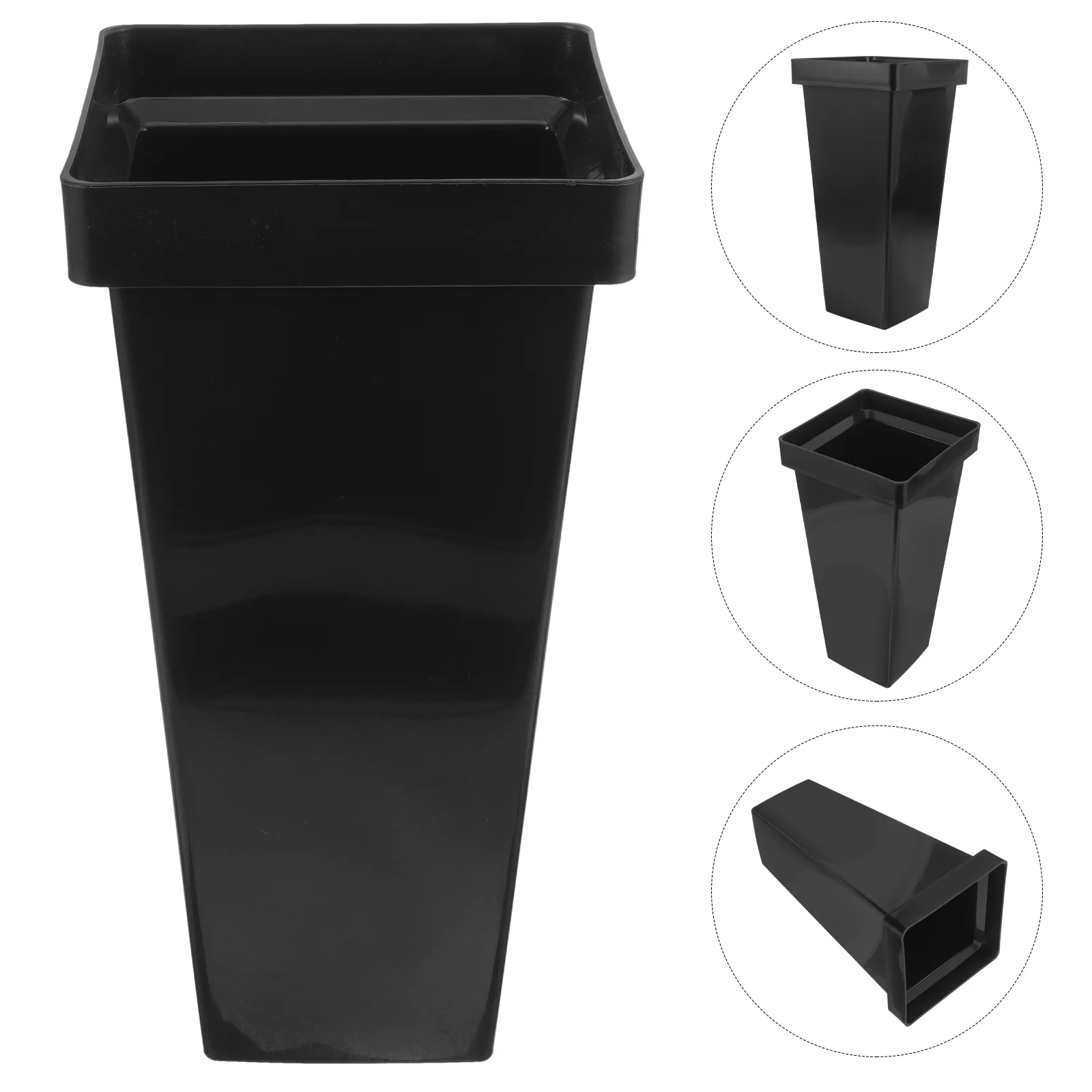 Umbrella Bucket Storage Black Flower Shop Professional Multifunctional Stand Hall Shelf Organizer Long Rack Plastic Hotel