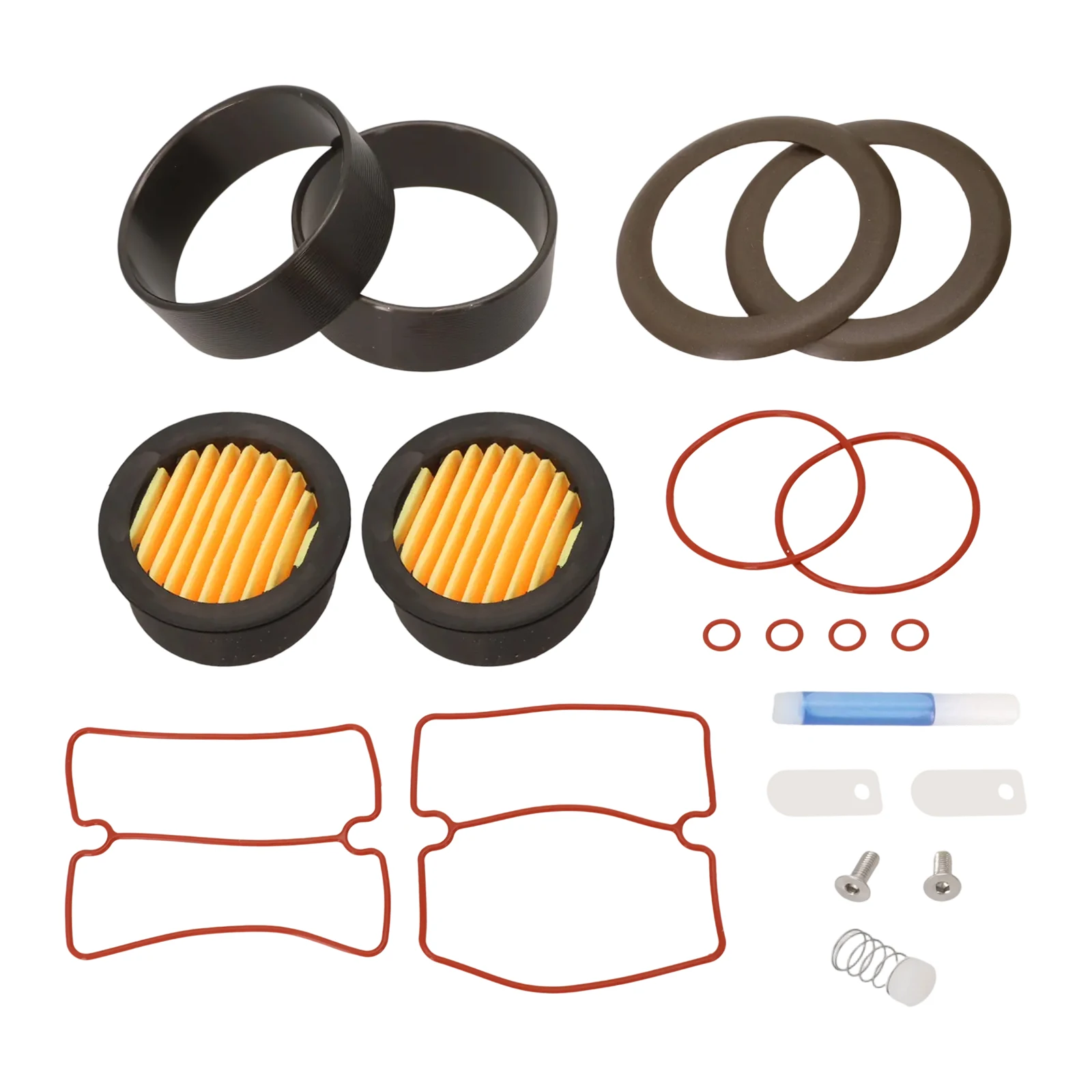 Piston Rings 20pcs Compressor Kit 69*63.7*24.5mm 550W Air Compressor Repair Kit Piston Rings Complete Maintenance Solution