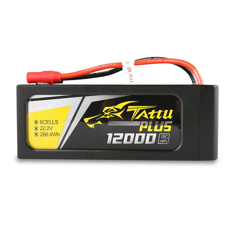 Tattu Plus inteligentny 12000mAh 15C 22.2V 6S 1P bateria Lipo TATTU inteligentna bateria do drona do opryskiwacz rolniczy