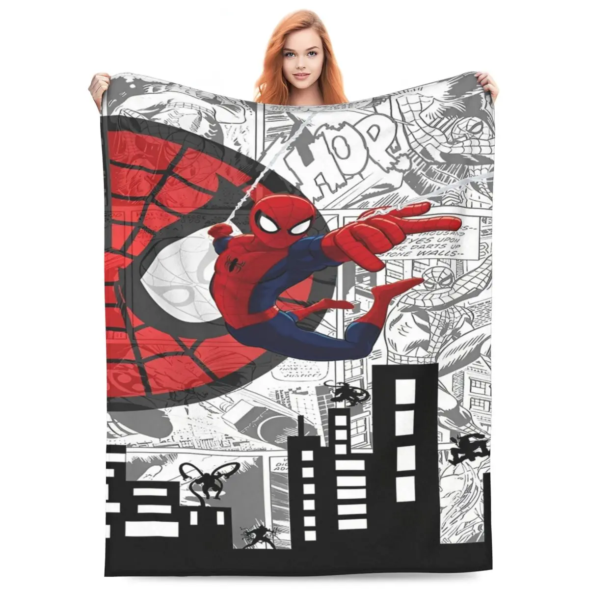 

Уютное одеяло «Человек-паук», декоративное одеяло для кровати, мягкая фланель для путешествий