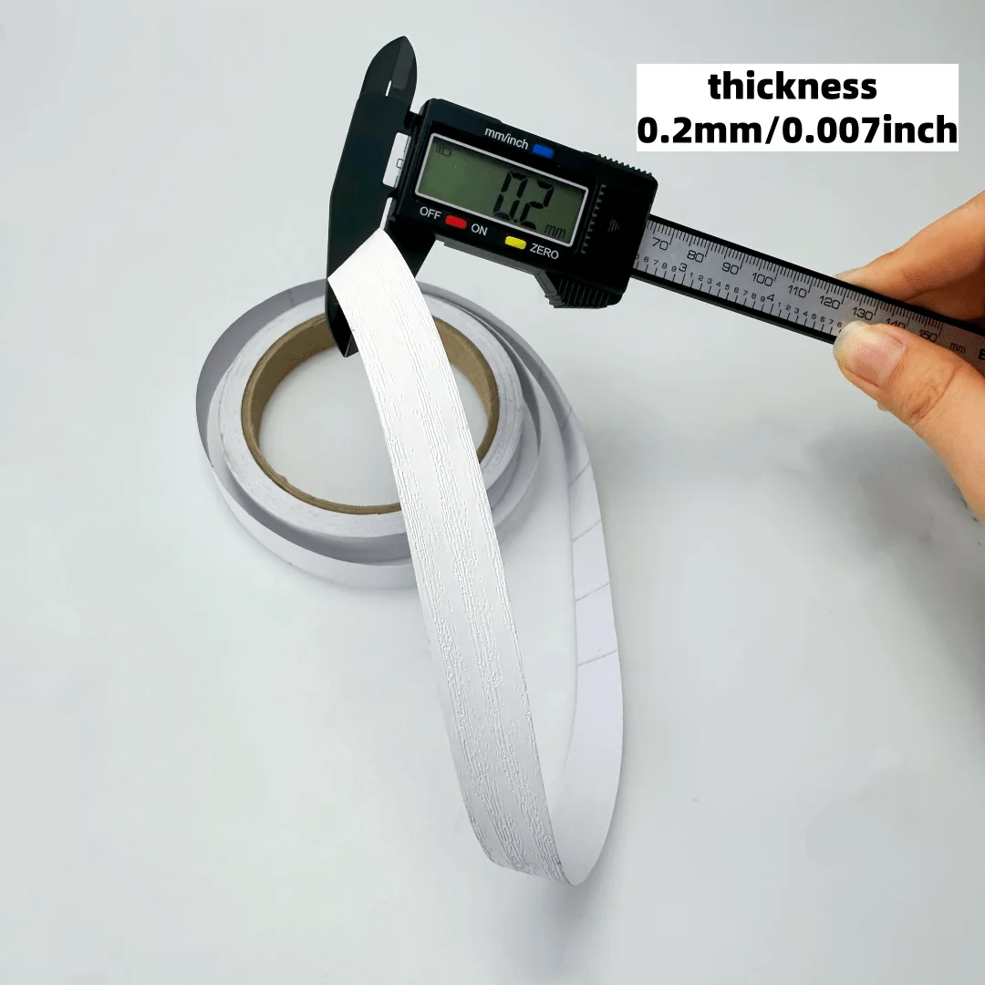 1PC 10m/393.7inch Preglued Edging PVC Edge Banding for Wood Kitchen Wardrobe Furniture Table Desk Board image 3