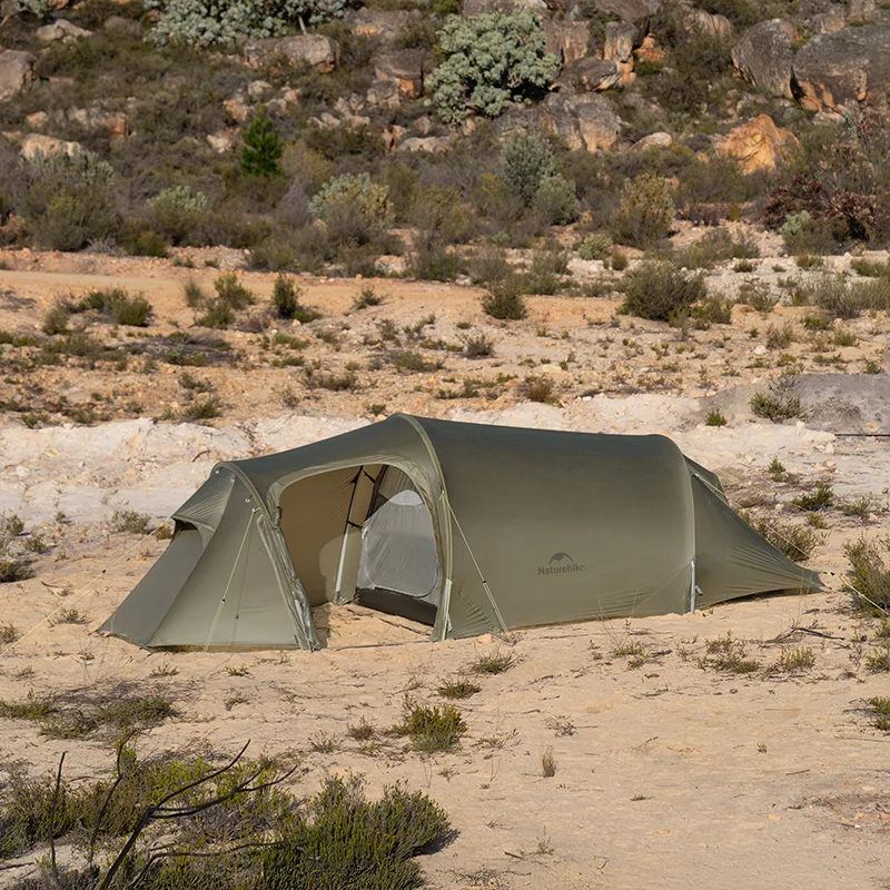 Naturehike Opalus UL 2-3 男ハイキングテントポータブル 4 シーズン高