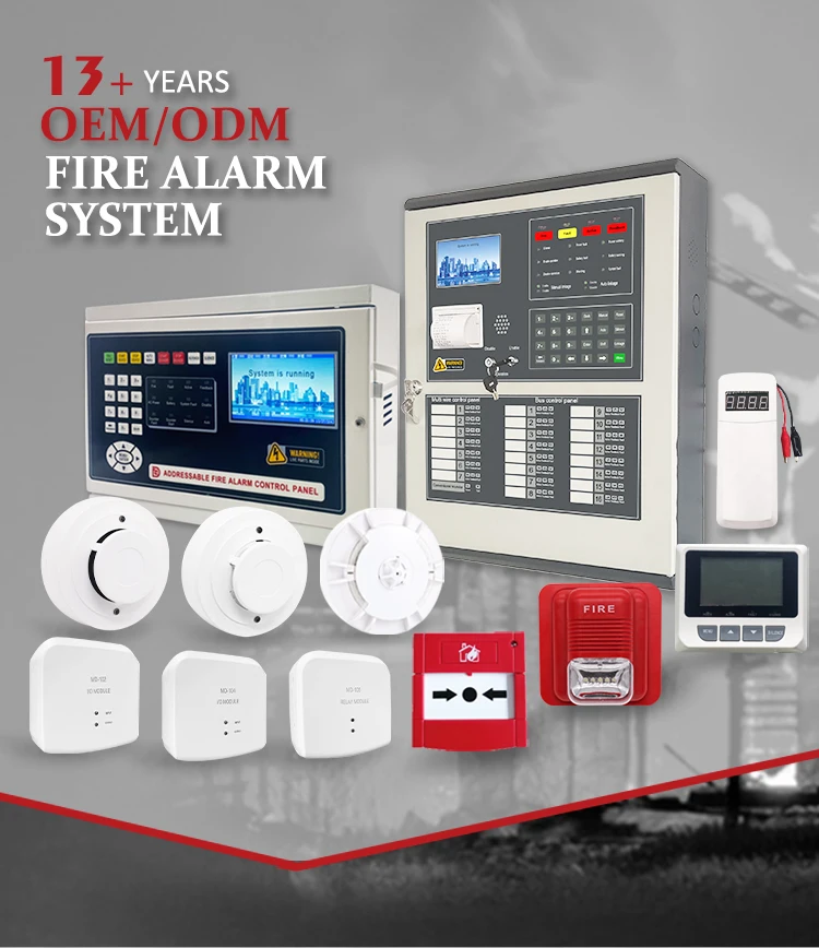 

Factory Price 4 Zone 8 Zone 16 Zone addressable Fire Alarm Conventional Fighting Fire Alarm System Control Panel