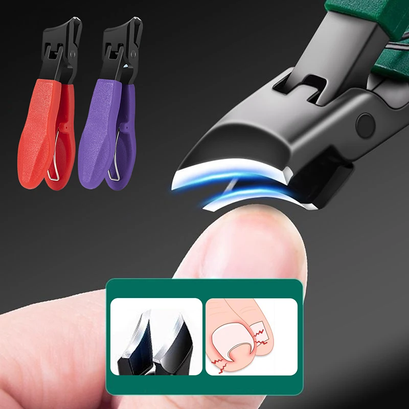 

Large Slanted Nail Clipper For Thick Hard Toenails Special Anti-Splash Diagonal Pliers Nail Scissors Portable Fingernail Trimmer