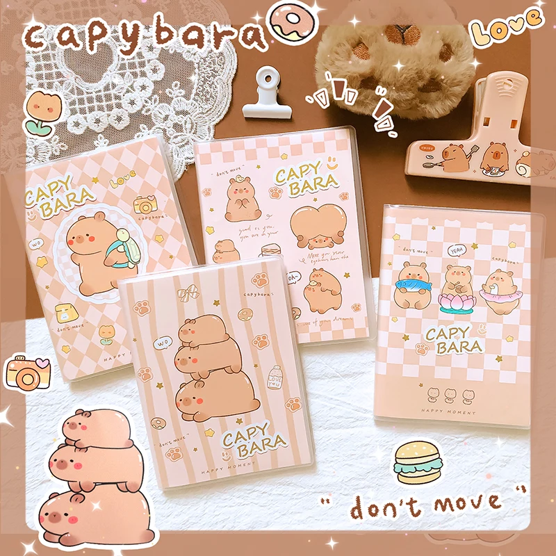 kawaii Stationery office accessories School supplies Capybara Portable Notebook Notepad For Daily Notes Pretty Stationery gift