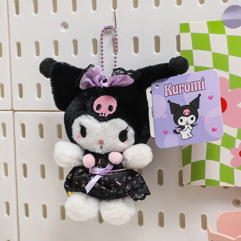 

Sanrio натуральная вечеринка цветочный язык ангел серия Куроми кулон плюшевая кукла мелодия школьная сумка кулон милый мультяшный кулон сумка