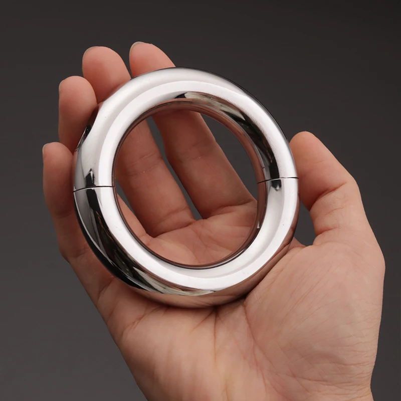 Heavy Penis Ring Physiotherapy Metal Cock Glans Rings Male Erection Dick Ring Men Time Delay Ring 28mm 30mm 33mm 40mm 45mm 50mm